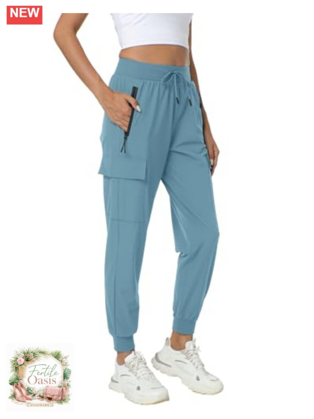 Women's Joggers Lightweight Quick Dry Cargo Hiking Pants 4 Pockets